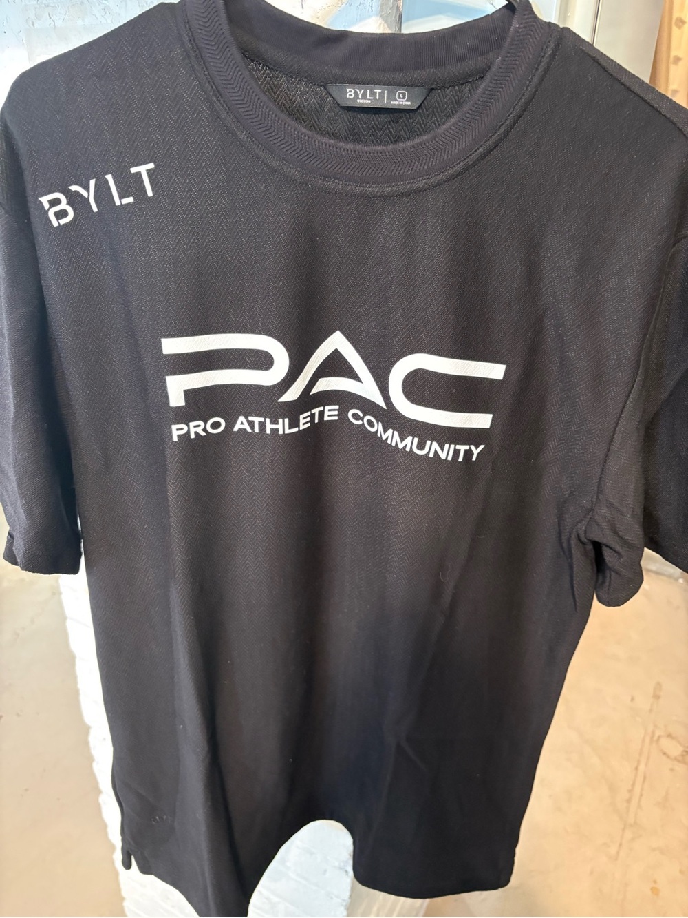 BYLT Basics Black Men's PAC Pro Athlete Community Tee
